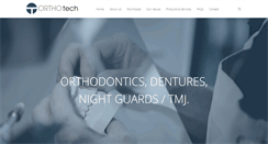 Desktop Screenshot of orthotechdental.com